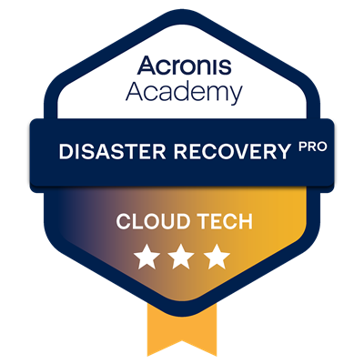Acronis Academy – Disaster Recovery Pro (Cloud Tech)