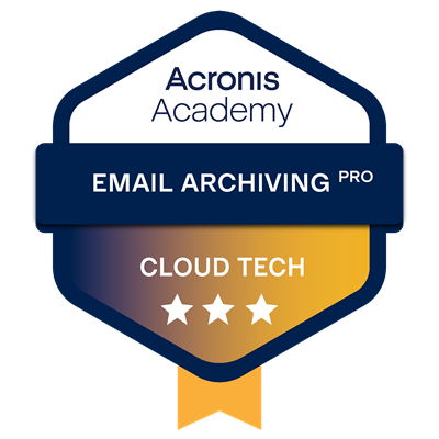 Acronis Academy – Email Archiving Pro (Cloud Tech)