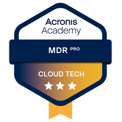 Acronis Academy – XDR Pro (Cloud Sales)
